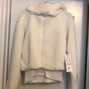 ALo Pristine white foxy Sherpa jacket. Sold out